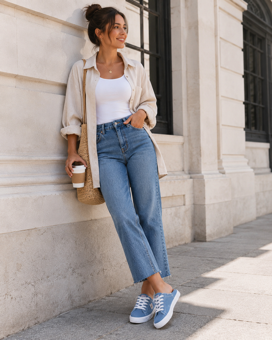 Zapatillas Mule Denim