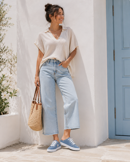 Zapatillas Mule Denim