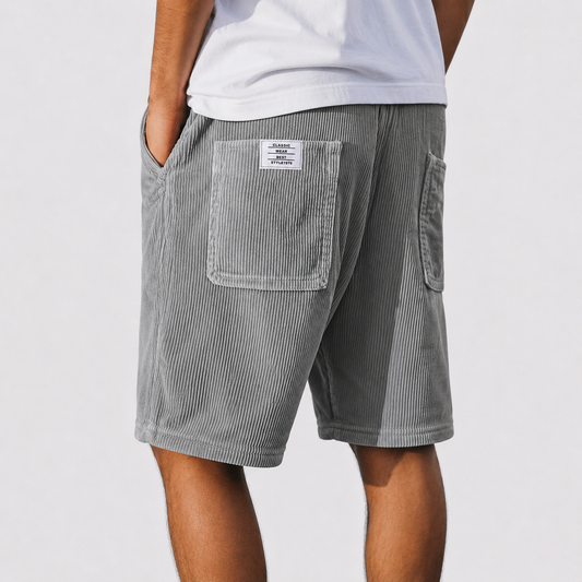Andrés | Pantalones cortos elegantes de terciopelo